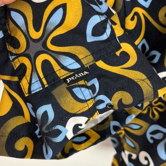 PrAna Hawaiian Print Pants Medium - Picture 6 of 12